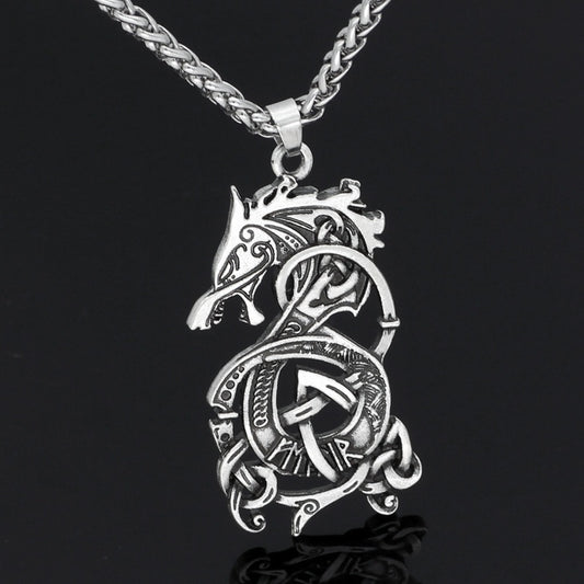 Dragon Rune Necklace - DARK MOON