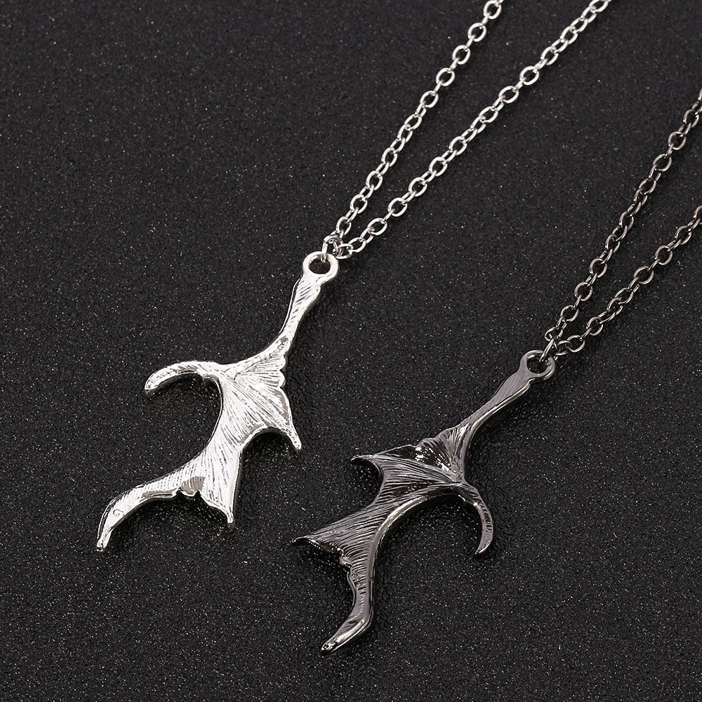 Dragon Wing Necklace Set - DARK MOON