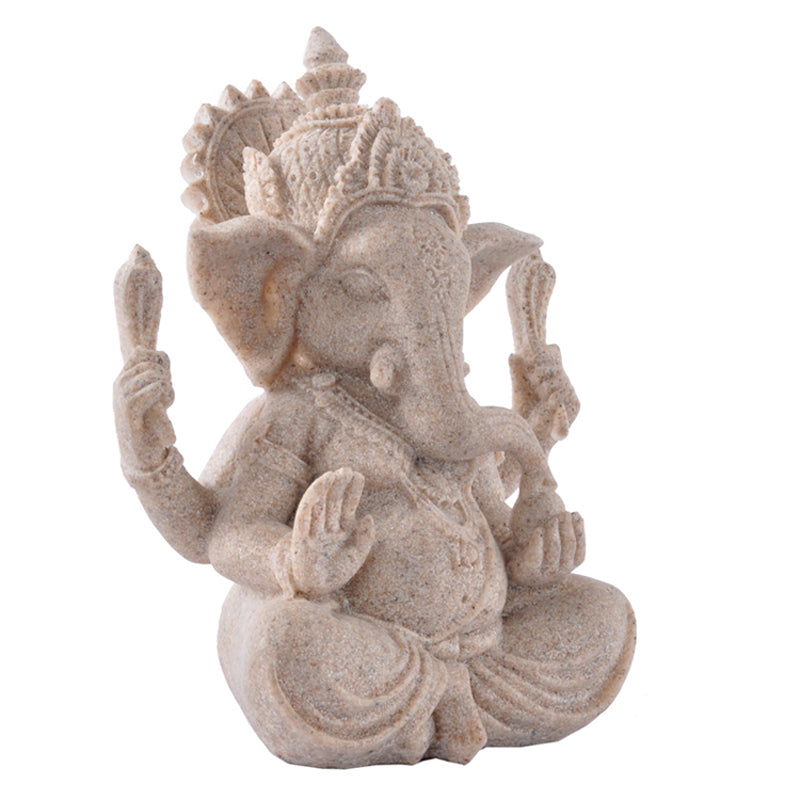 Sandstone Ganesha Statue - DARK MOON