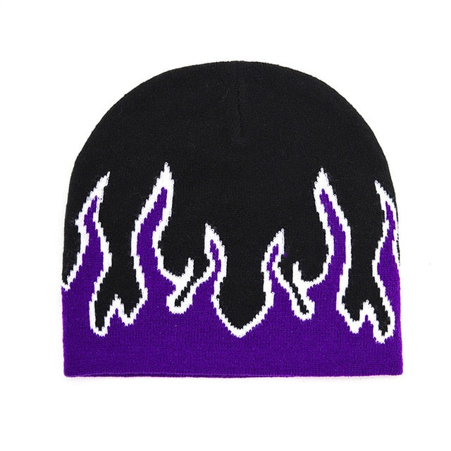 Flame Beanie - DARK MOON