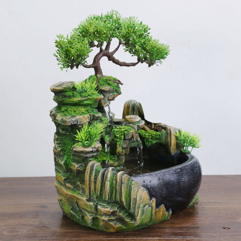 Bonsai Waterfall Fountain - DARK MOON