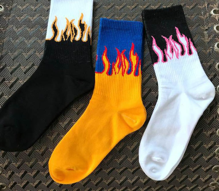 Flame Socks - DARK MOON