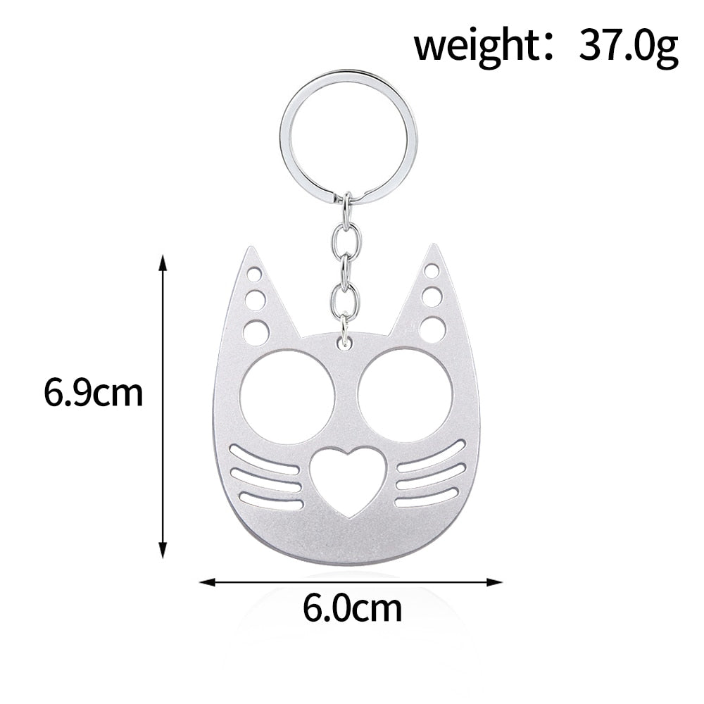 Cat Protection Keychain - DARK MOON