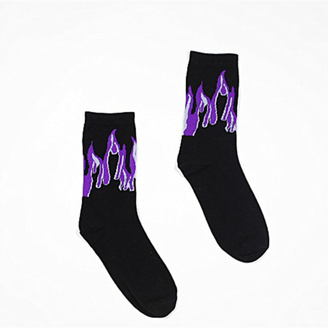 Flame Socks - DARK MOON