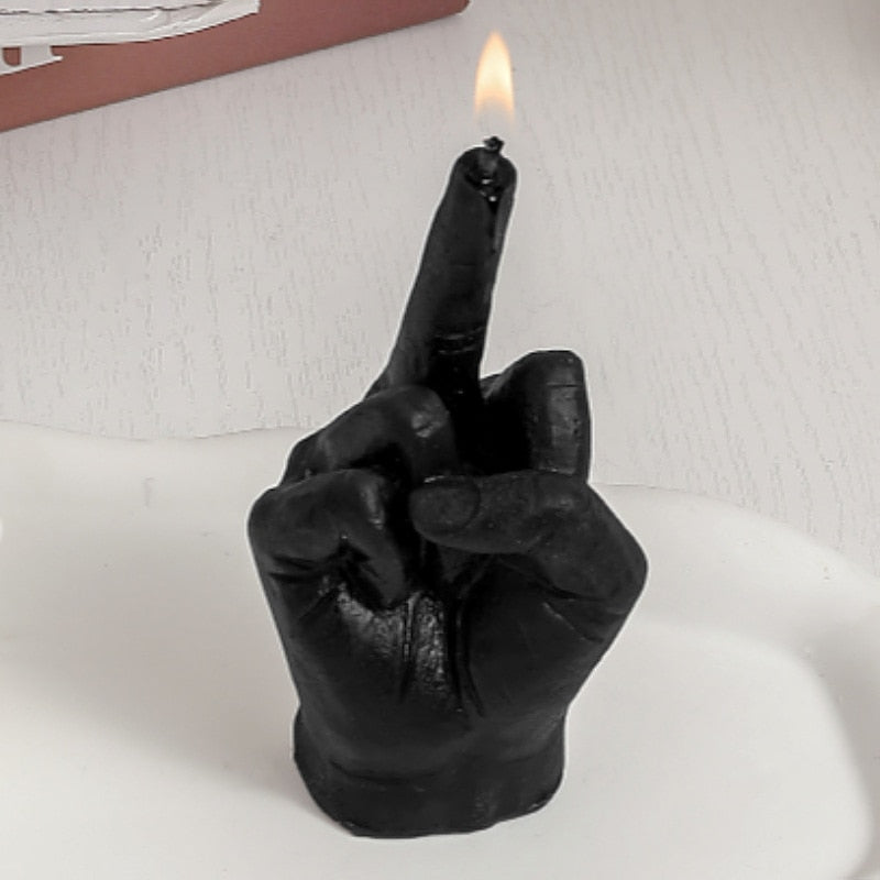 Middle Finger Shaped Scented Candles - DARK MOON