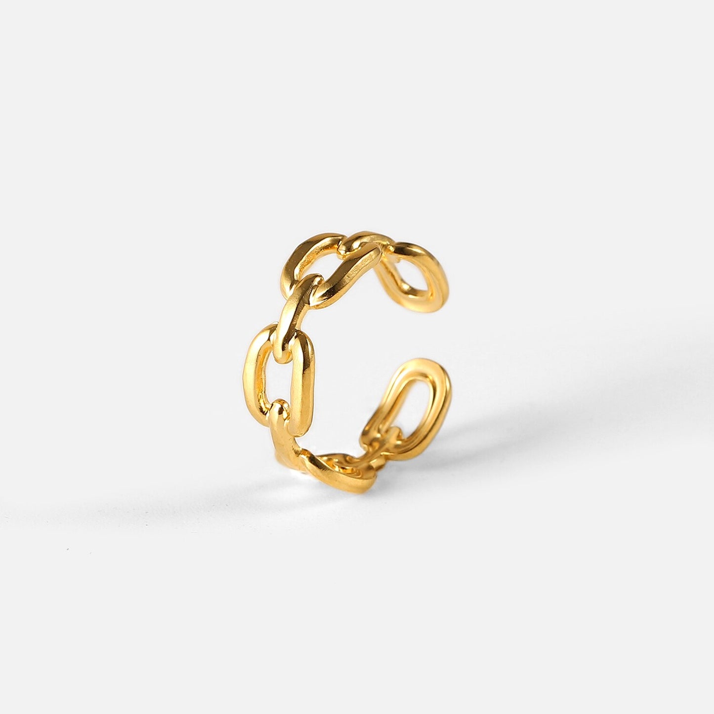 Chain Link Ring - DARK MOON