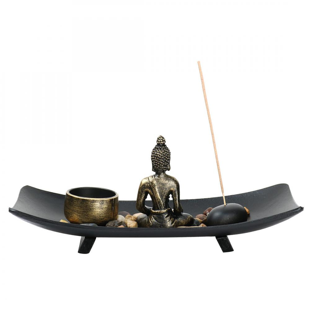 Buddha Incense Burner Tray - DARK MOON