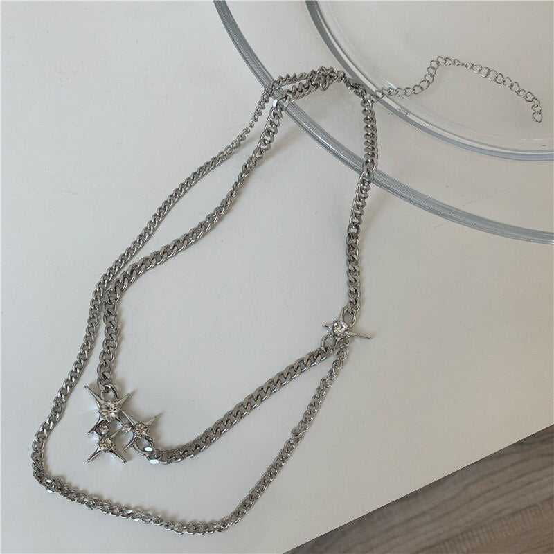 Sparkle Chain Necklace - DARK MOON