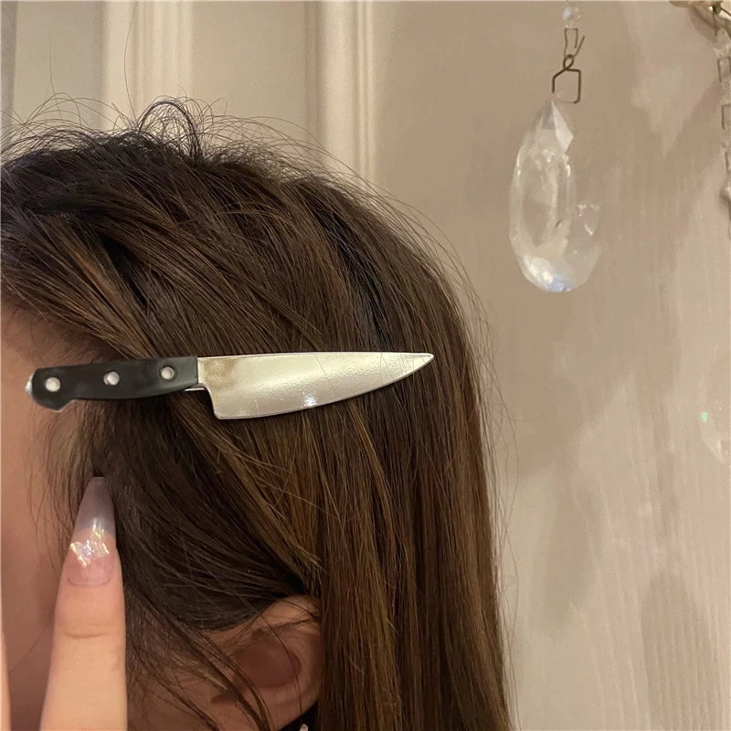 Knife Hair Clip - DARK MOON