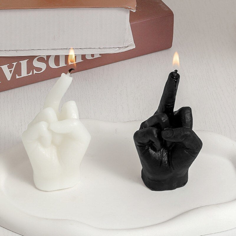 Middle Finger Shaped Scented Candles - DARK MOON