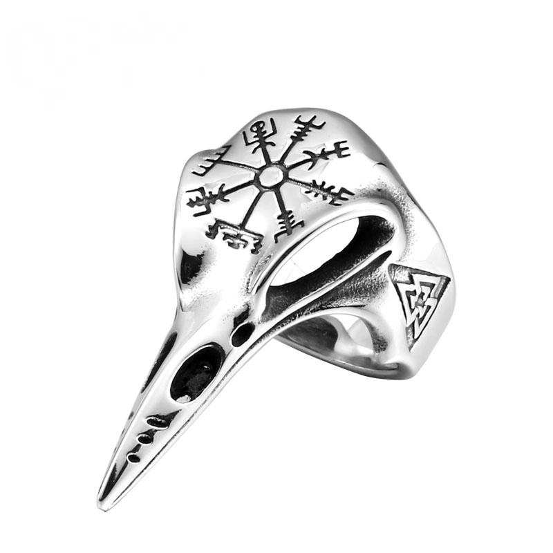 Bird Skull Ring - DARK MOON