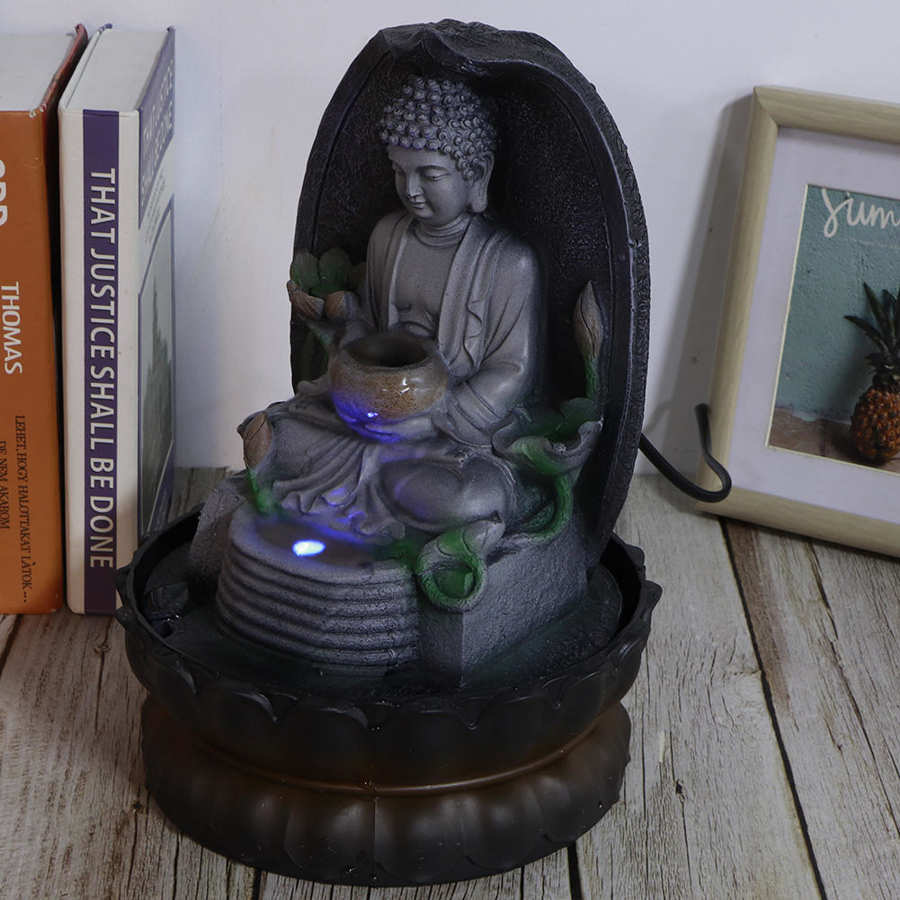 Buddha Water Fountain - DARK MOON