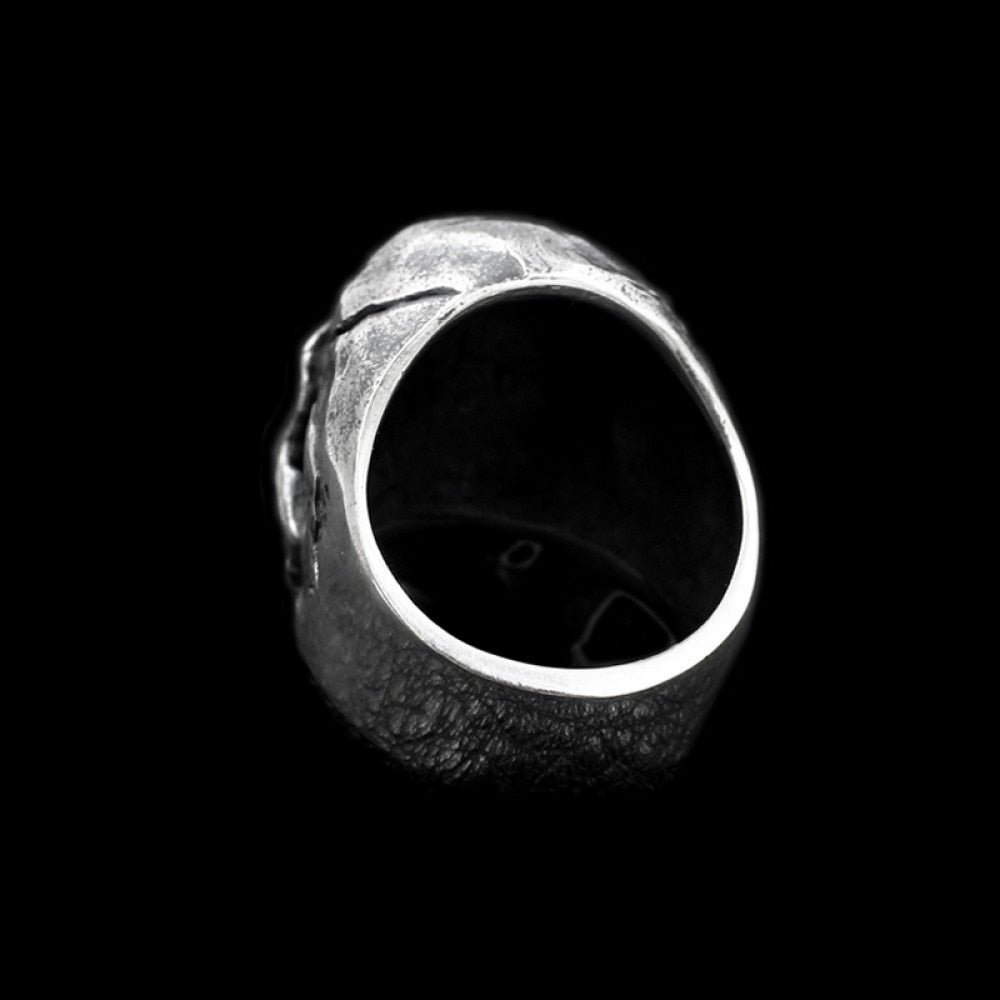 Calvarium Skull Ring - DARK MOON