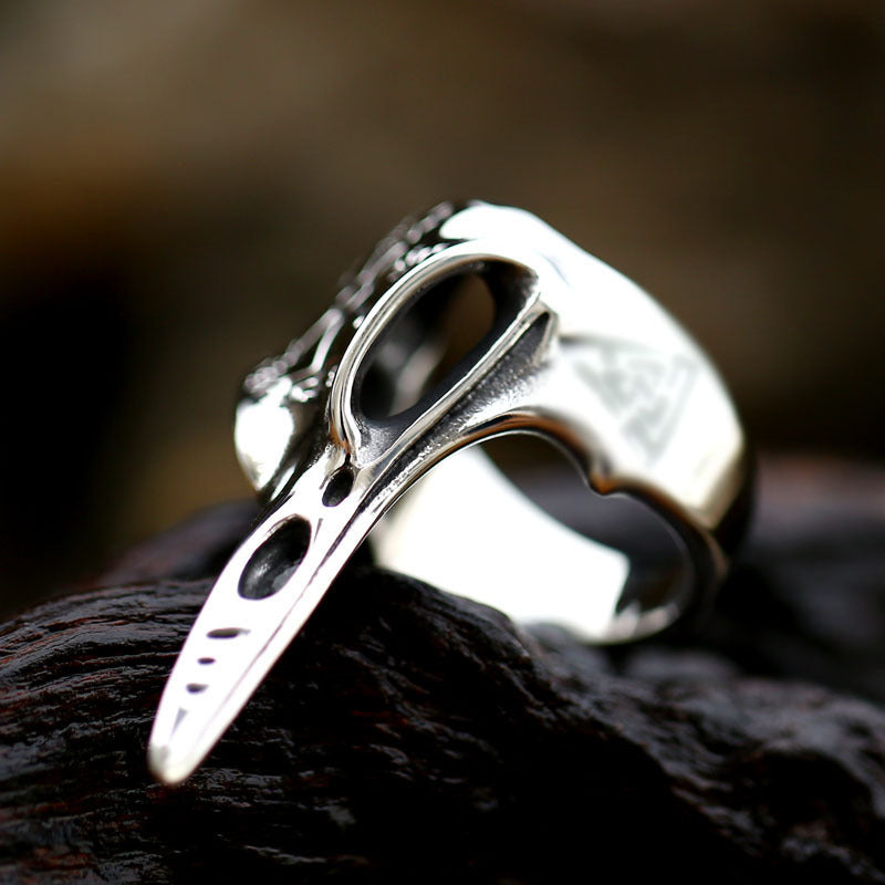 Bird Skull Ring - DARK MOON