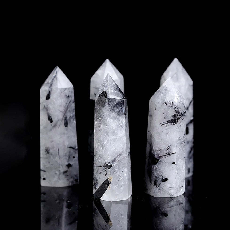 Black Tourmaline Quartz - DARK MOON