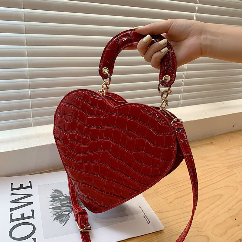 Heart Shaped Purse - DARK MOON