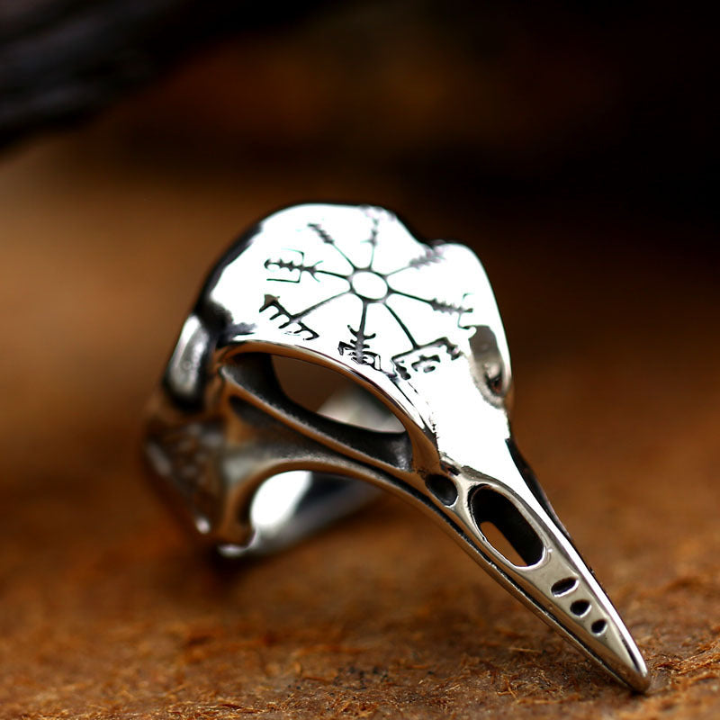 Bird Skull Ring - DARK MOON