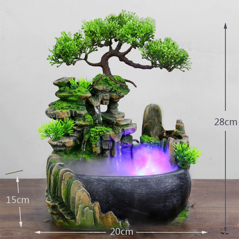 Bonsai Waterfall Fountain - DARK MOON