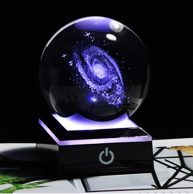 Galaxy Crystal Ball - DARK MOON