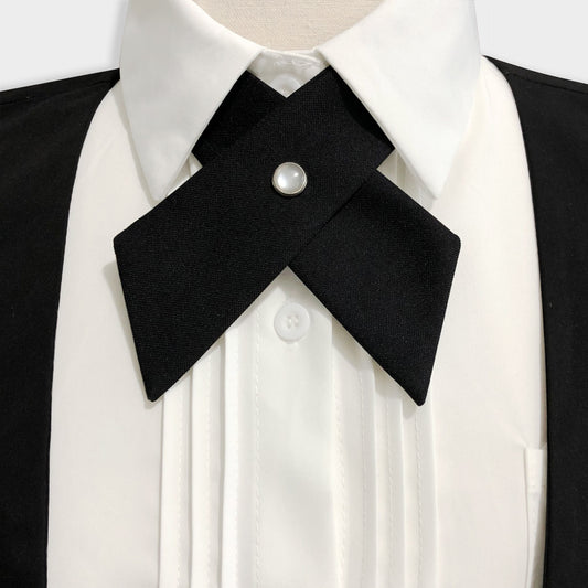 Crisscross Bow Tie - DARK MOON