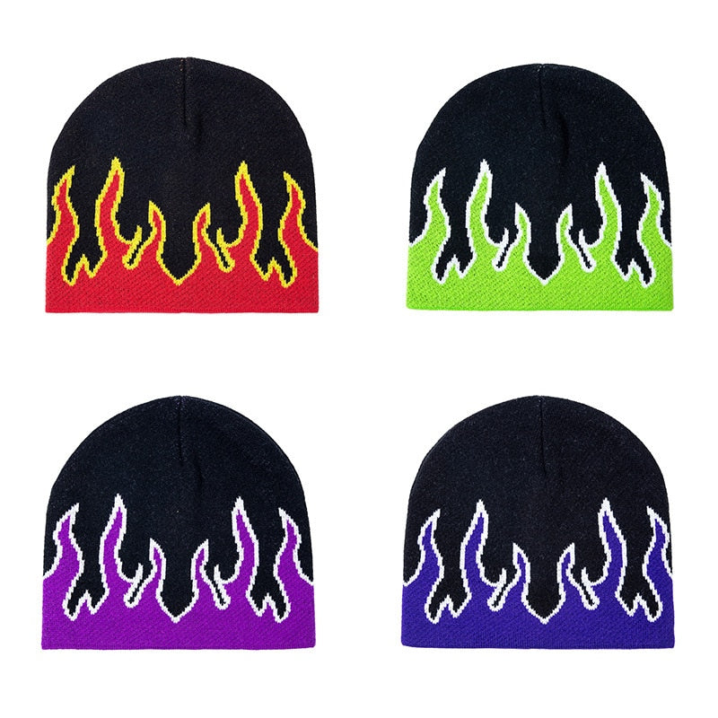 Flame Beanie - DARK MOON