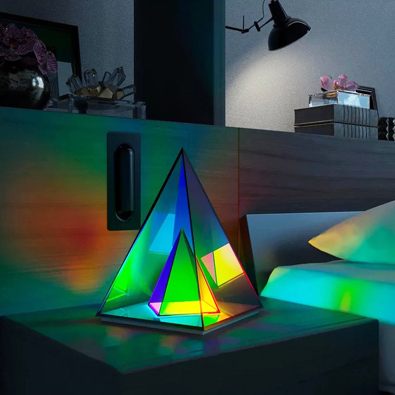 Psychedelic Pyramid Light - DARK MOON