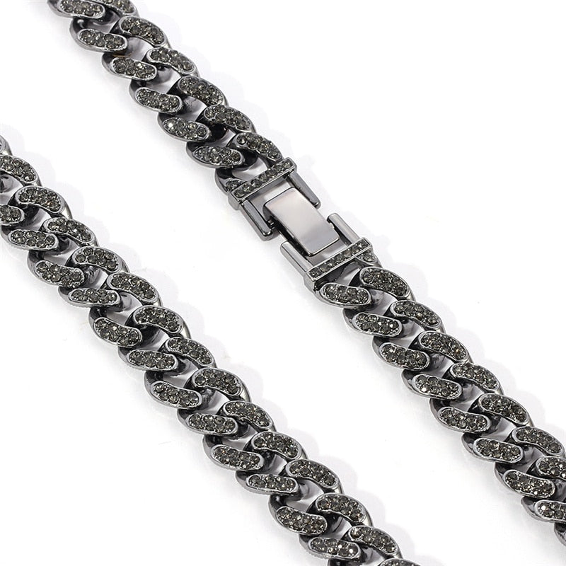 Sparkly Black Chain - DARK MOON