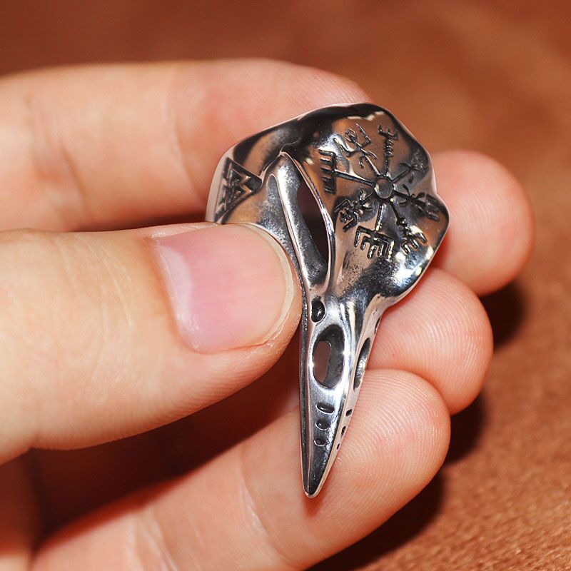 Bird Skull Ring - DARK MOON