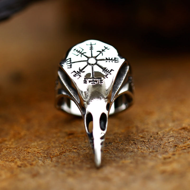 Bird Skull Ring - DARK MOON